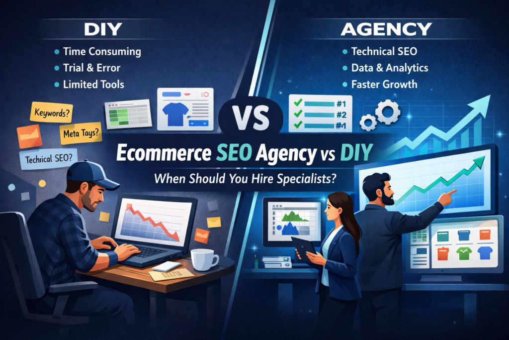 ecommerce seo agency vs diy