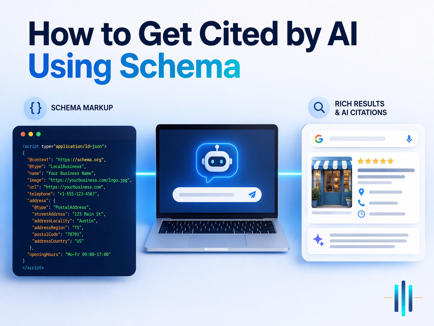 how to get cited in ai using schema markup